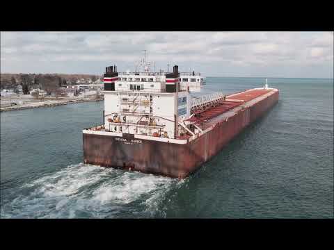 INDIANA HARBOR - Upbound Port Huron, Michigan 1-10-2022