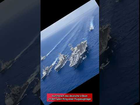 German submarine VS US aircraft carrier #short #uboot #usnavy