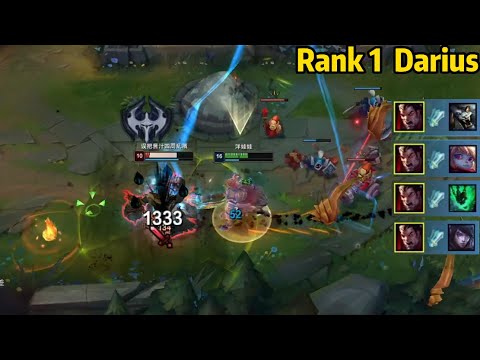 Rank 1 Darius:  This Is an ABSOLUTE MASSACRE! *INSANE 1v4*