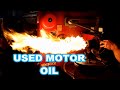 Flame Test on a Clean Burn Waste Oil Furnace 1992 CB2000 burning used motor oil