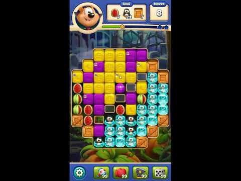 Toon Blast Level 8568 - NO BOOSTERS 🐻🐺🐱 | SKILLGAMING ✔️