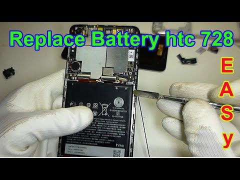 How to replace battery htc desire 728