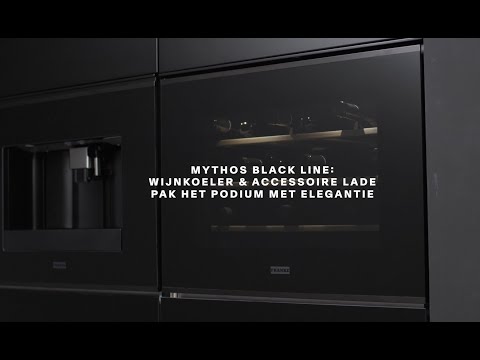FRANKE MYTHOS BLACK LINE - WIJNKOELER & ACCESSOIRE LADE