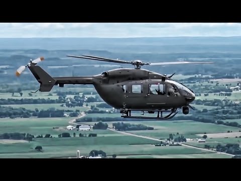 UH-72A Lakota Helicopter • Cockpit & Aerial View