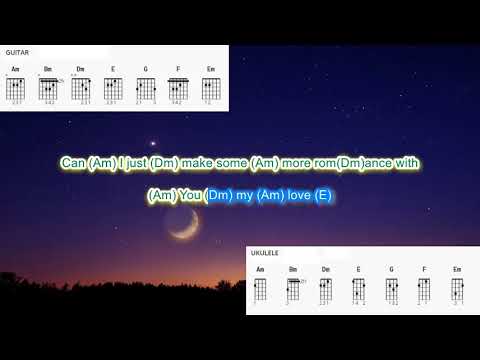 Moondance by Van Morrison play along with scrolling guitar chords and lyrics