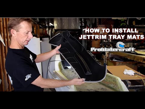 How to install Jettrim jetski tray mats