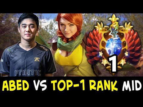 Abed vs TOP-1 RANK on mid — Windranger vs w33 Skywrath Mage