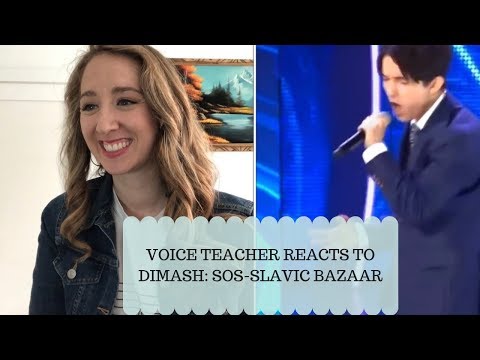 Voice Teacher Reacts to Dimash SOS- Slavic Bazaar