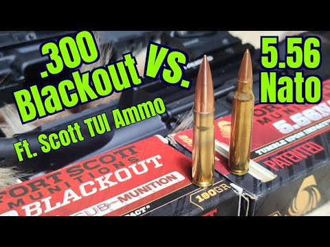 .300 Blackout vs 5.56 Nato for Hunting with Fort Scott TUI Ammunition