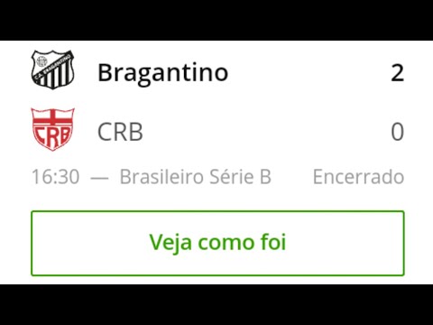 Bragantino 2 x 0 CRB - Gols da Partida - Brasileirão - Série B - 30/11/2019 | Futebol