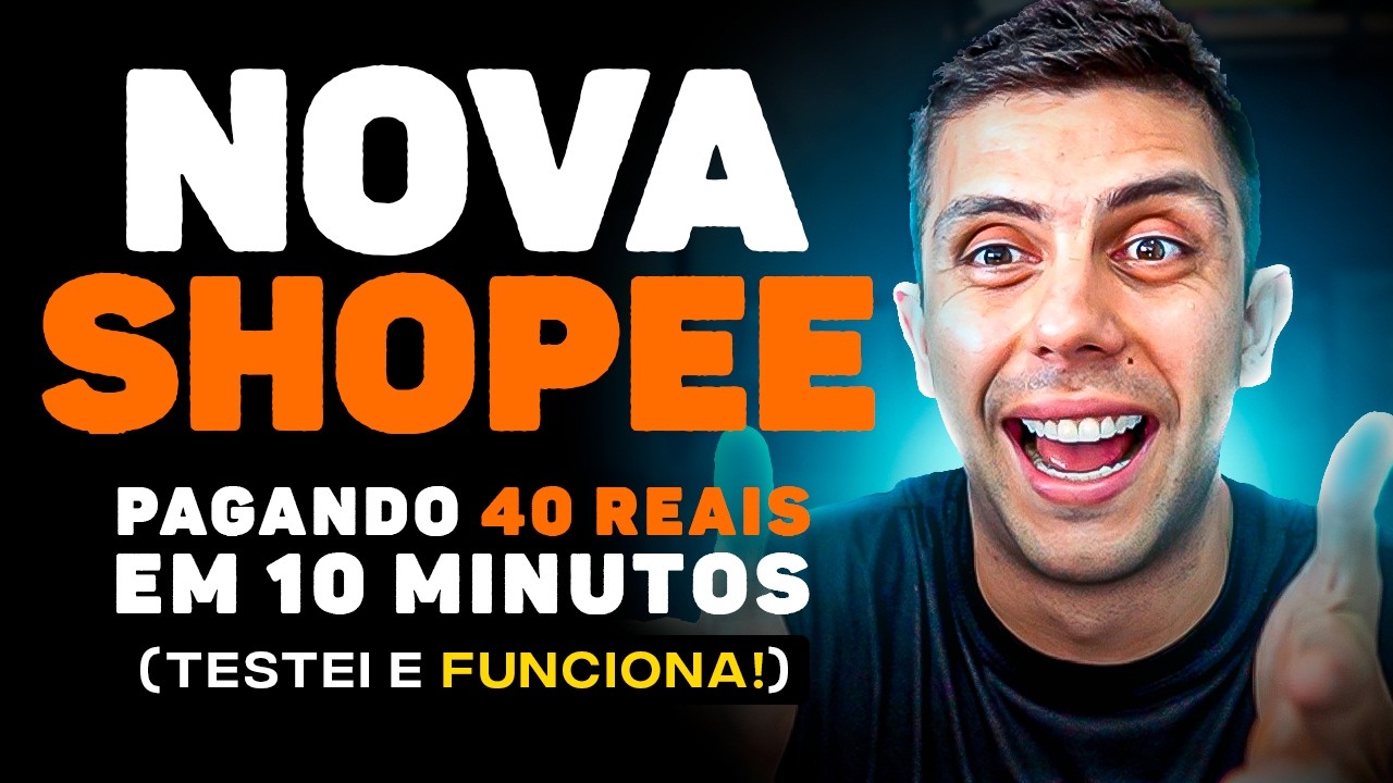 FAÇA R$40 EM 10 MINUTOS SEM VENDER NADA (E DE GRAÇA) - NOVA PLATAFORMA Melhor que SHOPEE