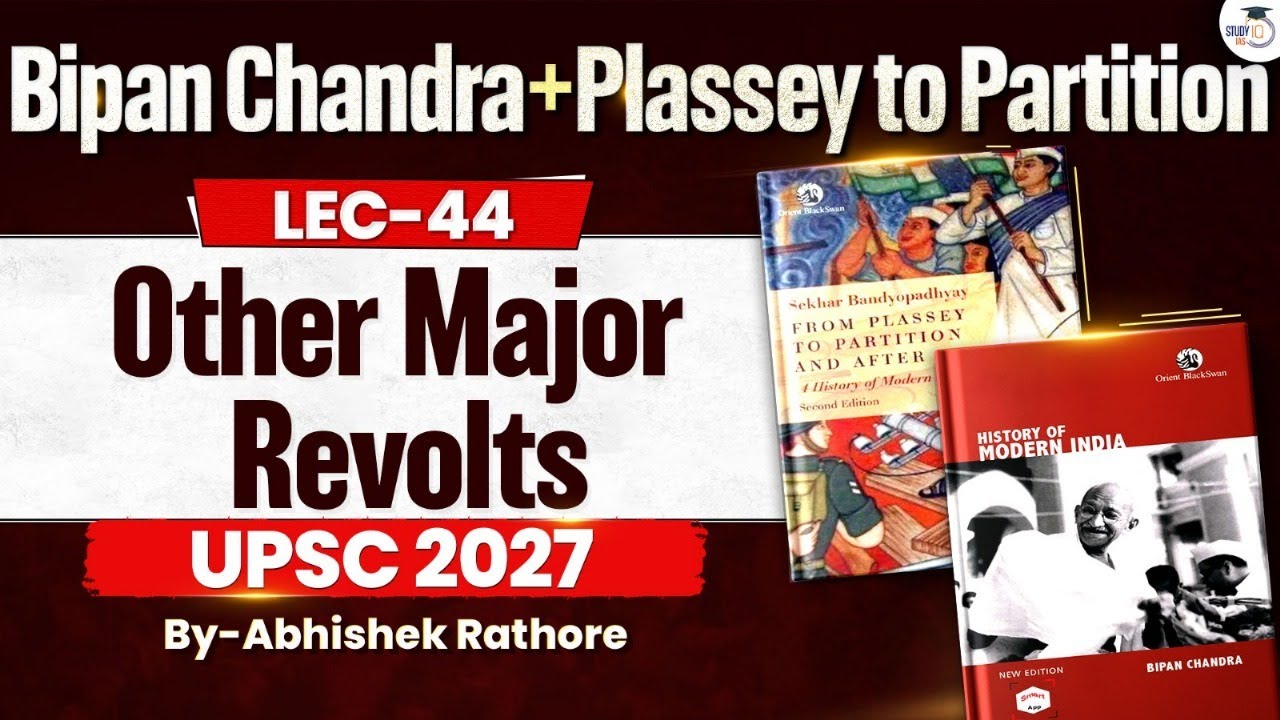 Other Major Revolts | UPSC Modern History | Lec 44 | StudyIQ IAS