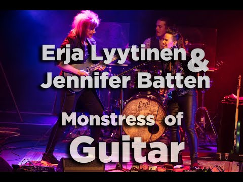 Monstress of Guitar - Erja Lyytinen and Jennifer Batten - Live at Kulttuuritalo, Helsinki, 2019