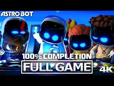 ASTRO BOT Full Gameplay 100% Walkthrough / No Commentary【FULL GAME】4K Ultra HD