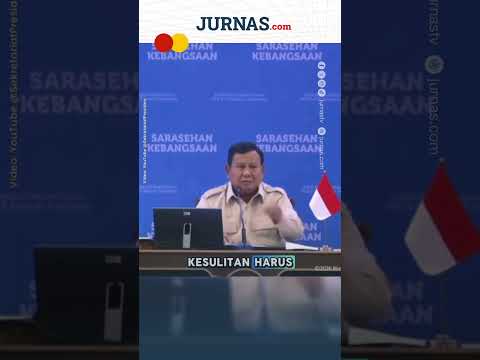 Prabowo: Jangankan Usul dari Profesor, Usul Anak Desa Saya Tindaklanjuti