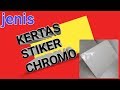 Simak Kertas stiker chromo stiker glossy stiker label yang bisa di print, paling hot!