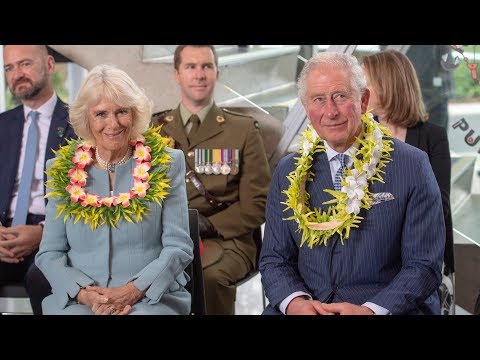 Prince Charles lays wreath for fallen soldiers and enjoys Niuean dance performance in New Zealand
