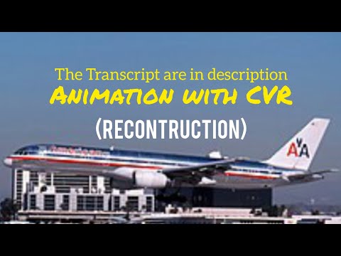 American Airlines Flight 77 Crash || Animation with CVR. (Subtitles/CC On)
