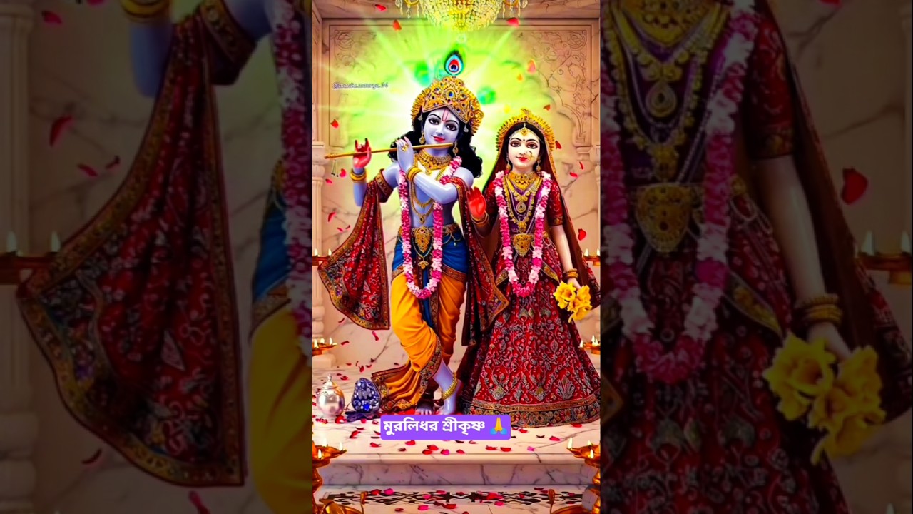 মুরলিধর শ্রীকৃষ্ণ 🙏🦚🥀🌿🥀🌿#love #bhajan #bhakti #shorts #trending#shortvideo #viralvideo #radheshyam 🥰