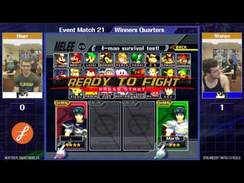 Event Match 21: Nagy (Marth) vs Stango (Marth) - Winners Round 3