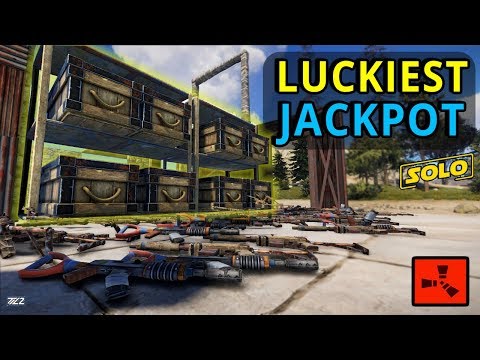 RUST SOLO: The Luckiest Solo JACKPOT LOOT FIND Ever!! Ep2
