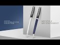Rollerpen Waterman Hémisphère Colour Blocking black en blue CT fijn
