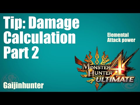MH4U: How Elemental Damage Works