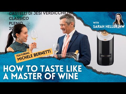How To Taste Like A Master of Wine in 3 Minutes With Sarah Heller MW Featuring Umani Ronchi