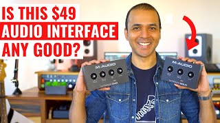 Video thumbnail for M-Audio M-Track Solo and Duo Review - BEST audio interface under $50! by Sanjay C