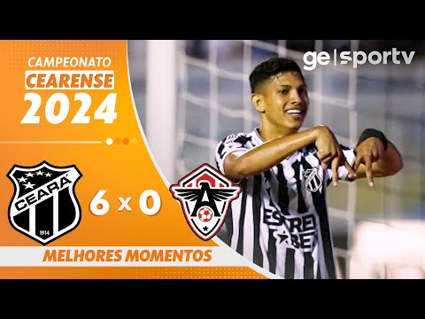 Gols e lances de Ceará x Atlético - CE