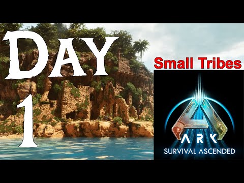 How a 70k Hours Tribe Start Day 1 On ARK ASCENDED Small Tribes | Ark PVP