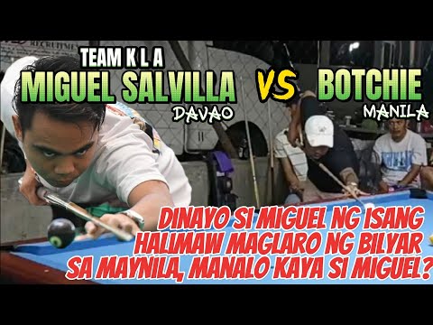 Miguel "BATANG MINERAL" Salvilla 🆚 BOTCHIE MANILA 🎱 10 balls PAREHAS 🎱 Oct.27,2023🎱 RACE 15🔥