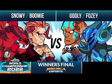 Snowy & Boomie vs Godly & Fozey - Winners Final - Brawlhalla World Championship 2022 - 2v2