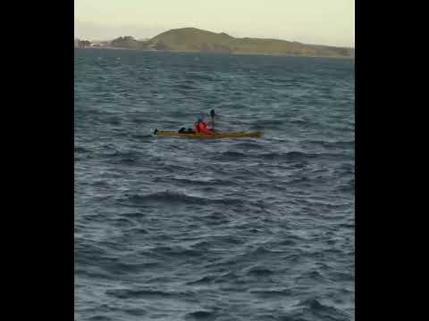 Quite choppy sea #kayaking #choppy #kayak #newzealand