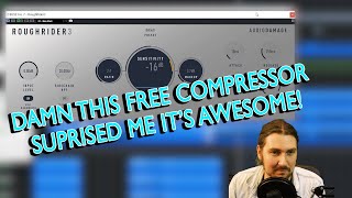 Video thumbnail for Free Plugin Friday | Audio Damage Rough Rider 3 | Surprisingly Impressive Free Compressor Review by JimijaymesGuitarist