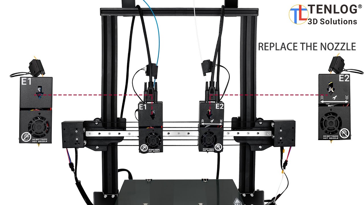 Replace Extruder for IDEX 3D Printer
