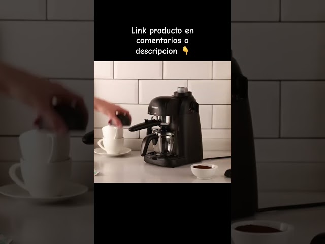 Vídeo relacionado con SEVERIN - Cafetera espresso a presión con espumador de leche, Máquina de café,Hasta 4 tazas de café de barista, Negro, KA 5978