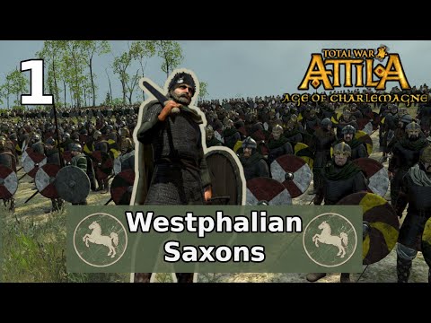 Total War: Attila; Age of Charlemagne - Westphalia Campaign #1
