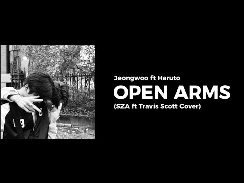 SZA ft. Travis Scott - ‘Open Arms’ (Covered by Jeongwoo & Haruto) | Lyrics Video