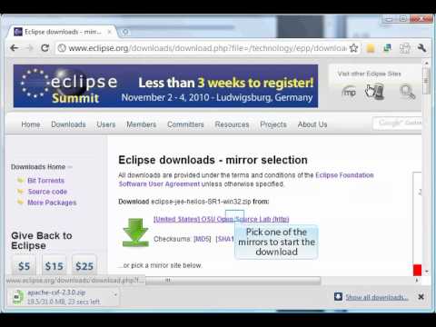comment installer wtp eclipse