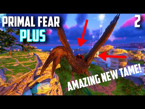 Modded Ark - Primal Fear Parados | Farm Building and Amazing Flying Tame!