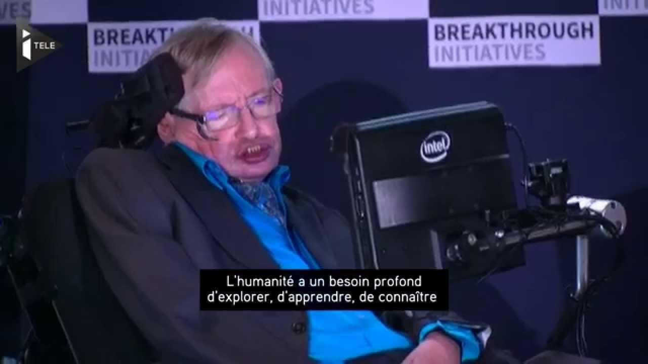 Stephen Hawking à la recherche d'une forme de vie extraterrestre