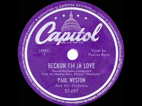 1949 Paul Weston - Reckon I’m In Love (Pauline Byrns, vocal)