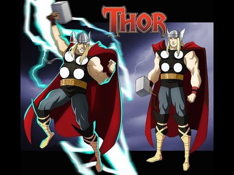 Thor in Cartoons 1966 to 2017 Evolution video clip