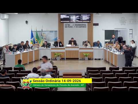 Imagem - Sessão Ordinária de 14 de Setembro de 2026