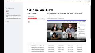multi modal video search