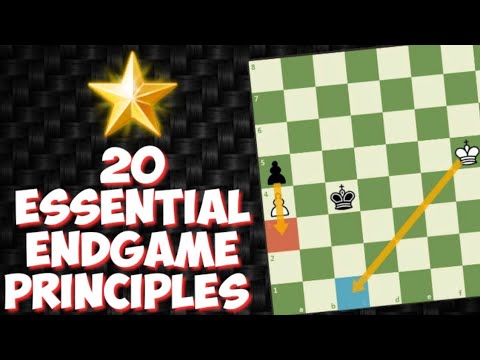🏆 20 MOST Important Endgame Principles | Chess Tips and Lessons