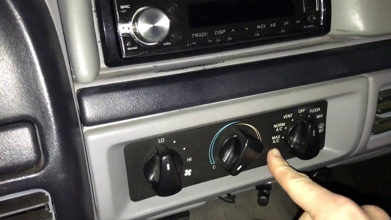 Fixing Max A/C on a 1992-1996 Ford F-150