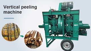 Wood peeling machine | Wood log debarker youtube video