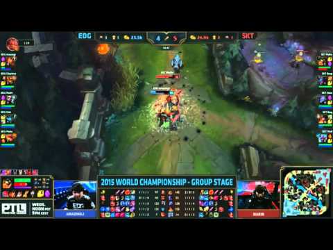 ★Marin vs Amazingj | 1v1 |  EDG vs SKT | WORLD CHAMPIONSHIP ★